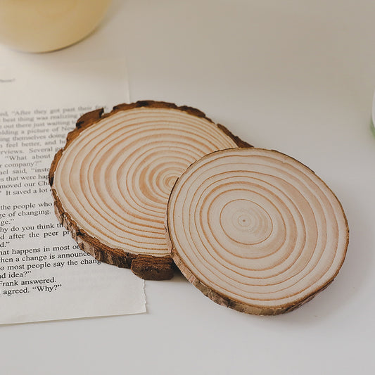 Wooden tray for scented candles