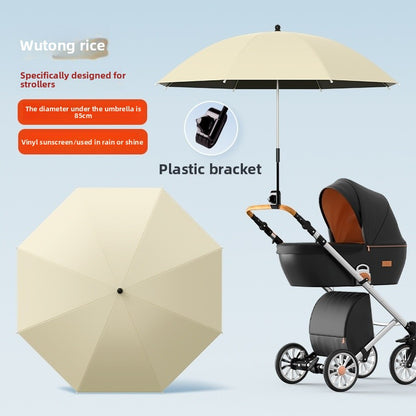 Universal Baby Stroller Sunshade and Rain Umbrella