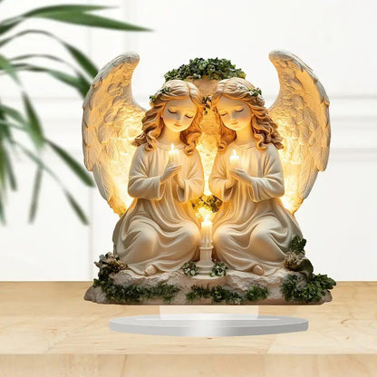 Acrylic Prayer Angel Desktop Decoration
