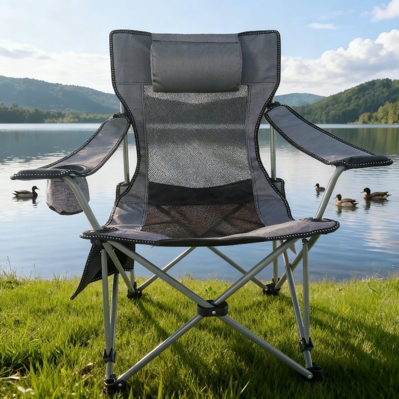 Portable Outdoor Folding Chair with High Back