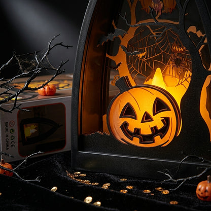 Pumpkin Haunted House Skull Decoration Atmosphere Light