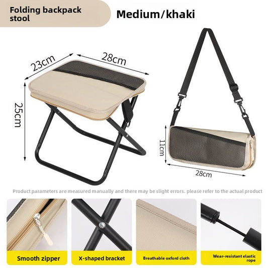 Portable Folding Backpack Stool for Outdoor Use