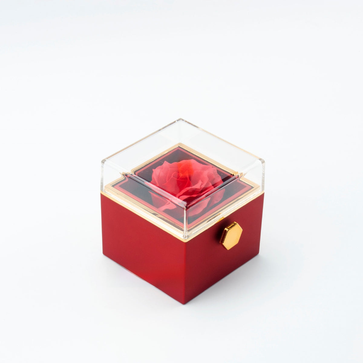Rotating Rose Jewelry Gift Box