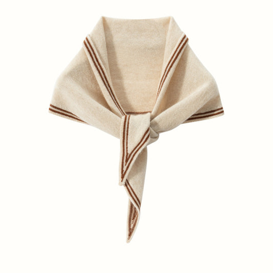 New Autumn and Winter Cashmere Scarf, Cold-Proof and Warm Triangle Scarf, Small Shawl, Cashmere Neck Warmer, Neck Protector, Thick Neck Wrap
