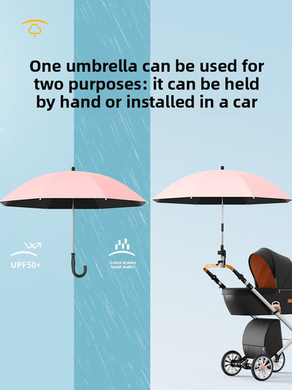 Universal Baby Stroller Sunshade and Rain Umbrella