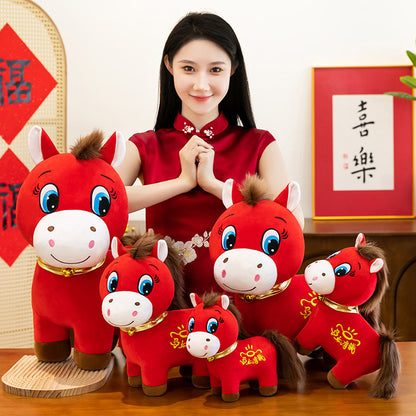 Plush Horse Doll Zodiac Gift
