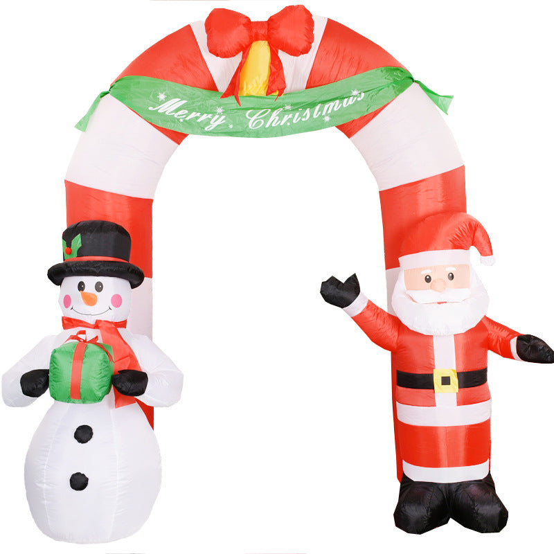 Inflatable Christmas Santa Claus Archway