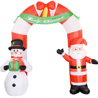 Inflatable Christmas Santa Claus Archway