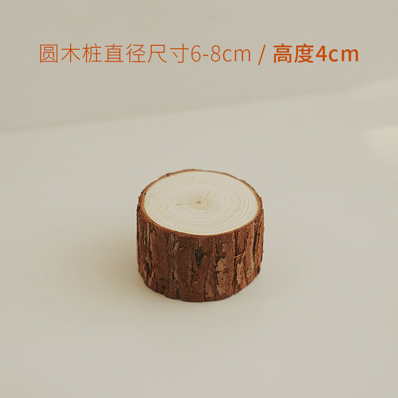 Wooden tray for scented candles