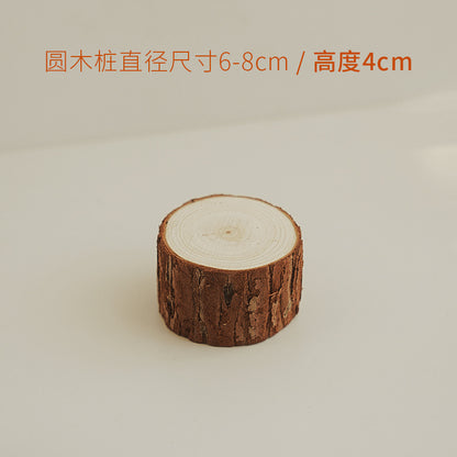 Wooden tray for scented candles