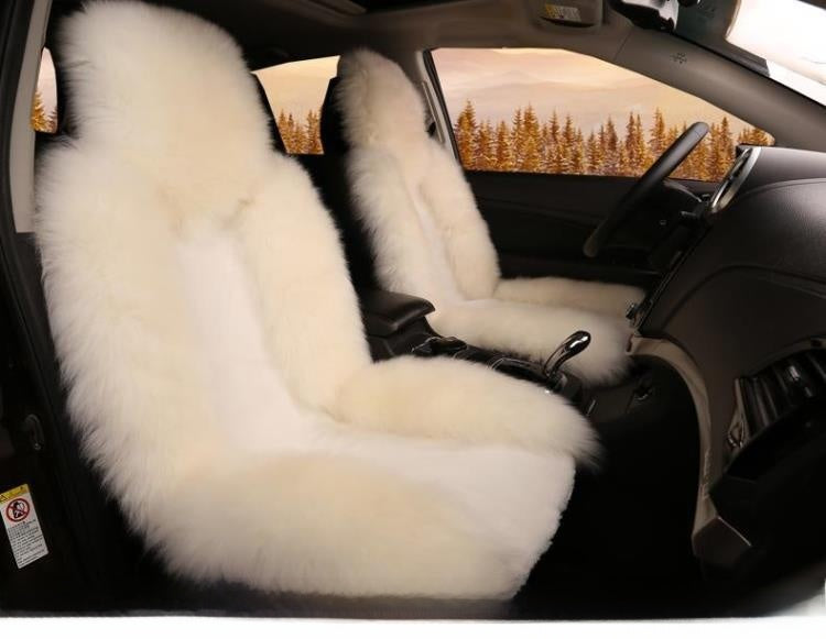 Car seat cushion - winter wool seat cushion