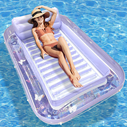 Square Bright Inflatable Pool Float Mat