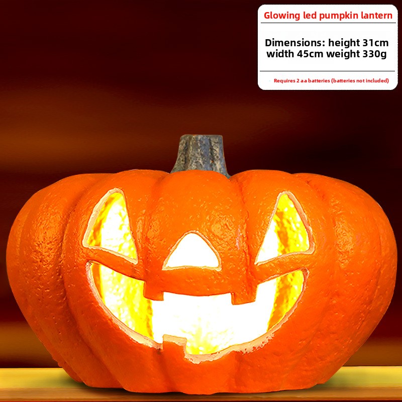 Glowing Halloween Pumpkin Lantern for Decoration