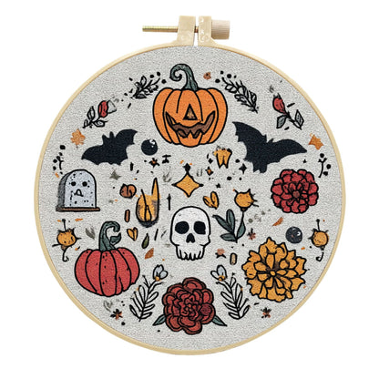 Halloween Embroidery Material Pack