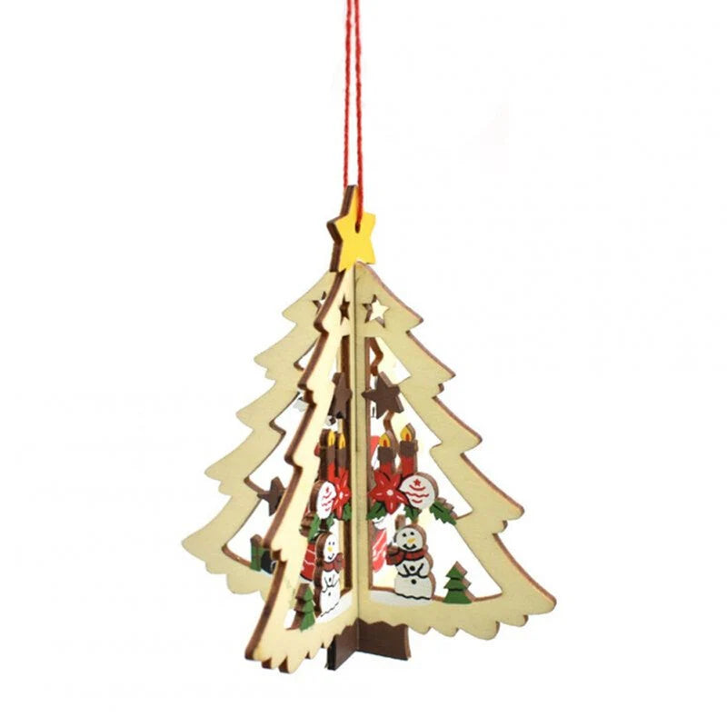 Christmas wooden decorations
