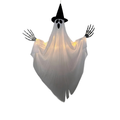 Glowing Wizard Hat Ghost Halloween Decoration