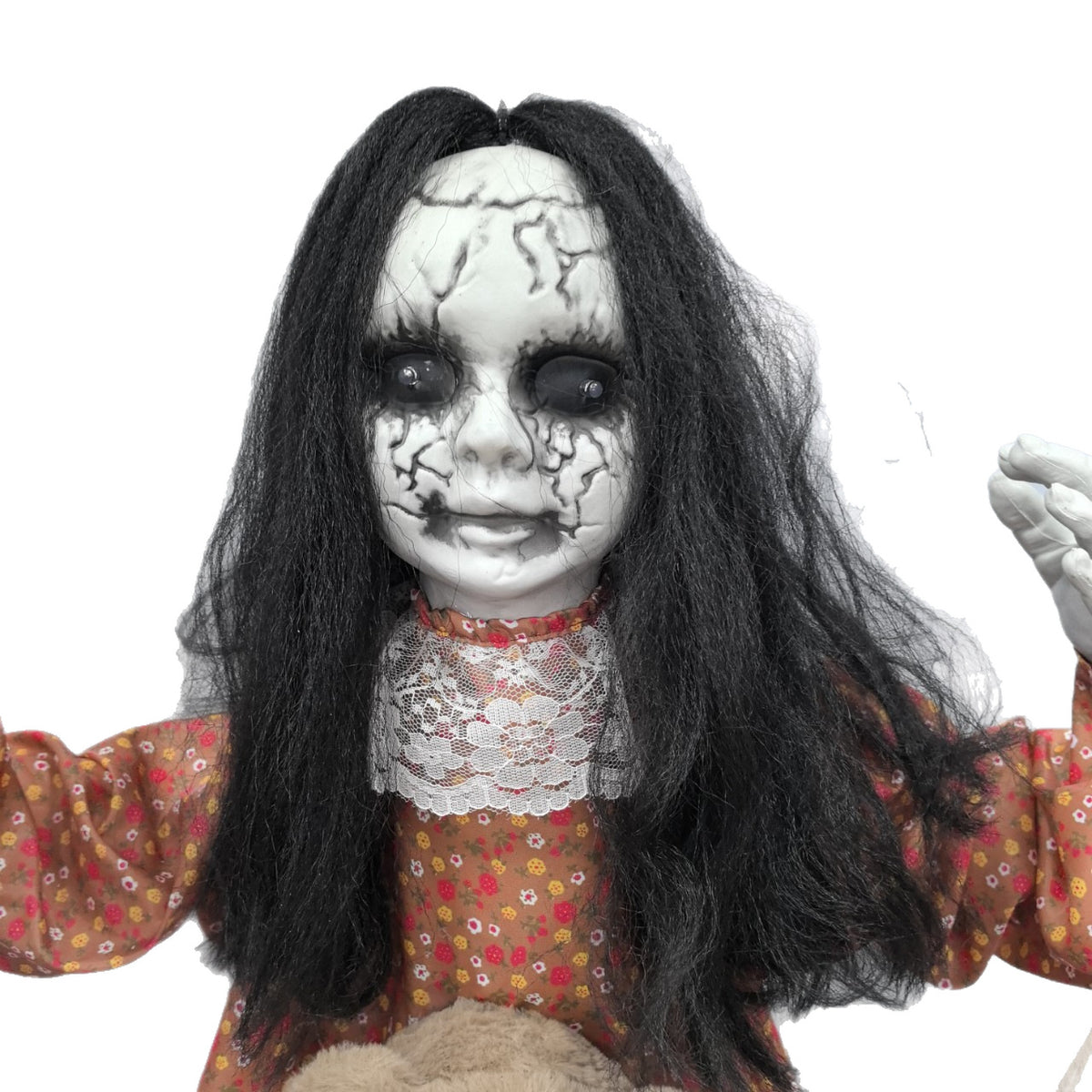 Halloween Female Ghost Puppet Scary Hanging Decoration