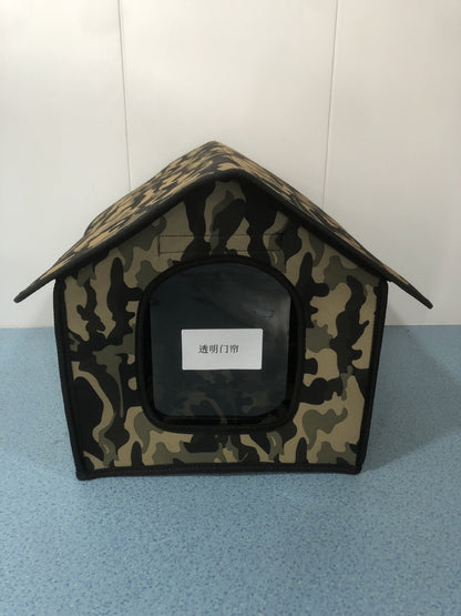 Outdoor waterproof cat house