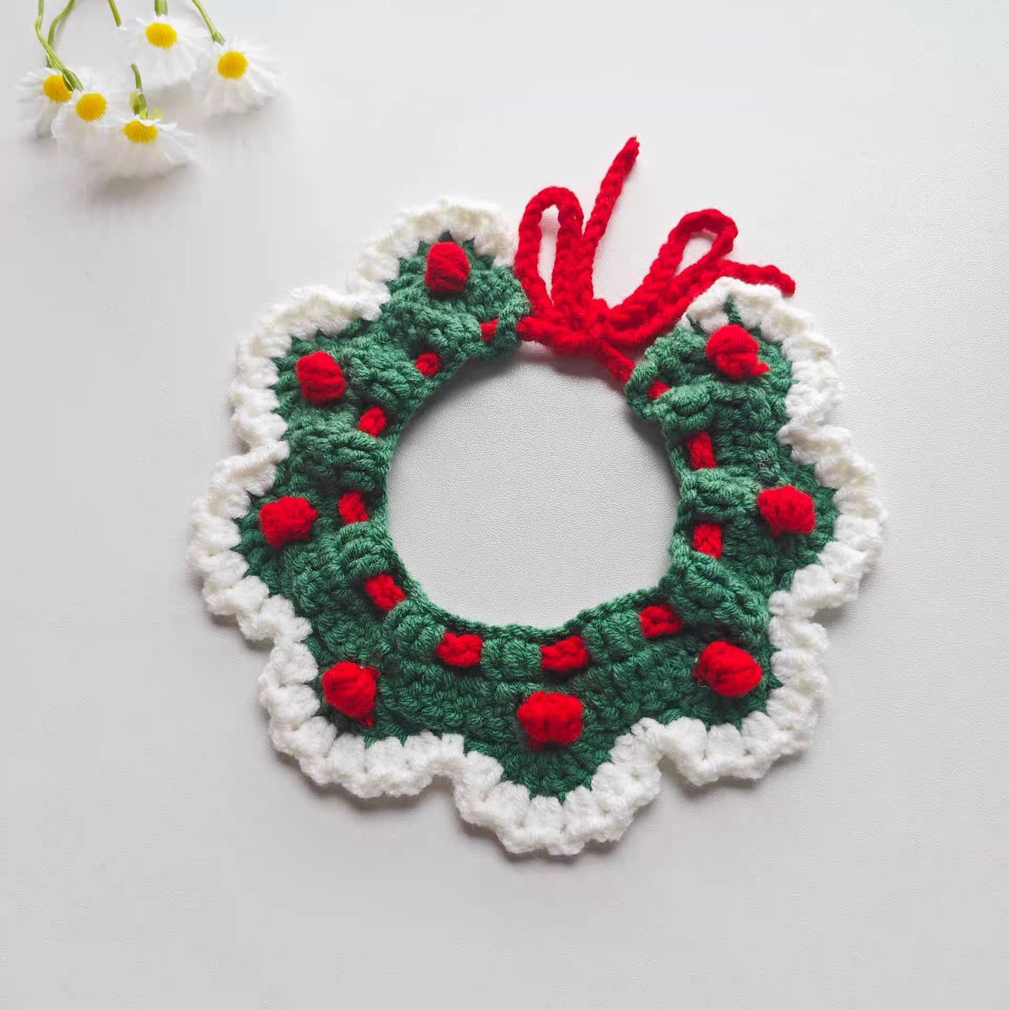 Christmas Pet Knitted Scarf