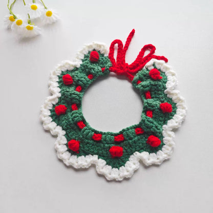 Christmas Pet Knitted Scarf