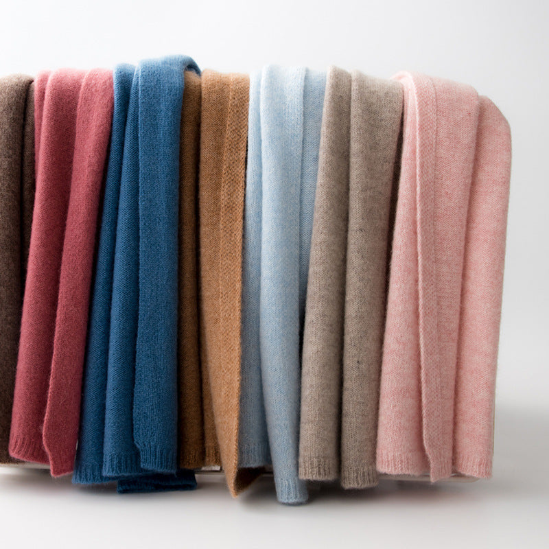 Pure Cashmere Scarf Unisex Winter Neck Warmer