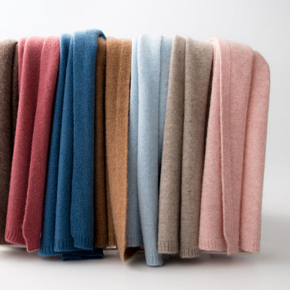 Pure Cashmere Scarf Unisex Winter Neck Warmer