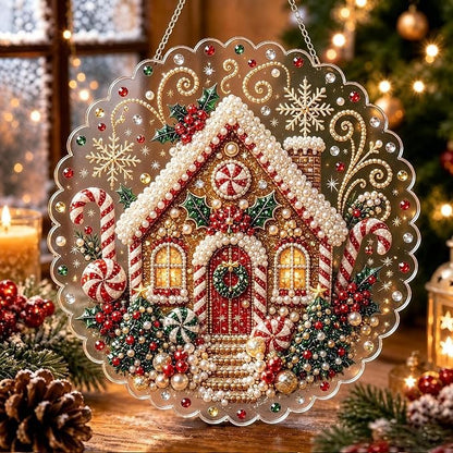 Christmas Diamond Painting Door Hanger