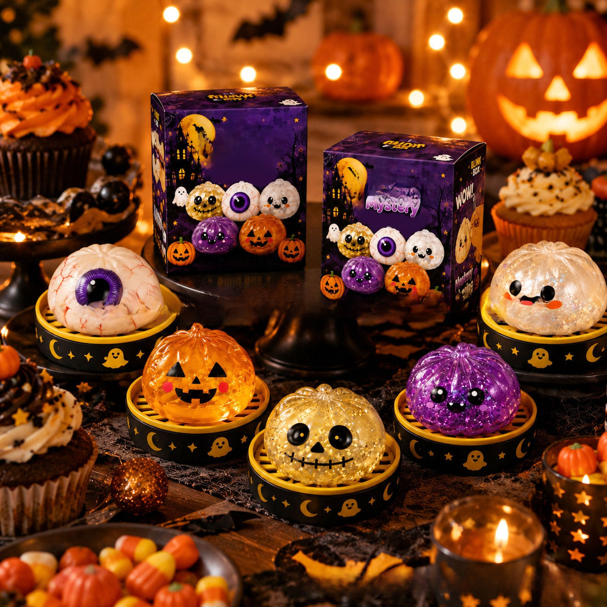 Halloween Squeeze Stress Relief Toy Gift Set