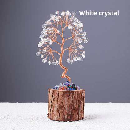 Natural Crystal Tree Decoration for Home and Gifts