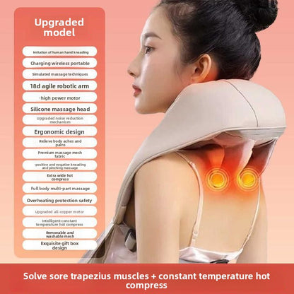 Electric Kneading Heat Therapy Massage Shawl