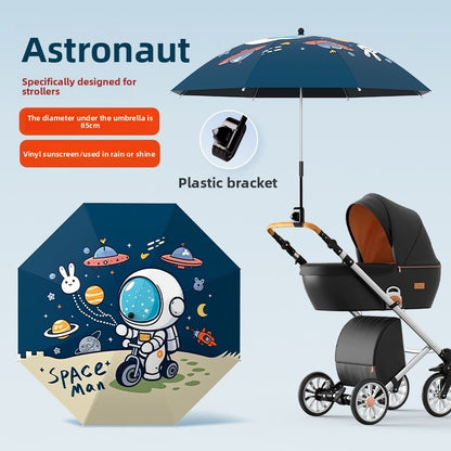 Universal Baby Stroller Sunshade and Rain Umbrella