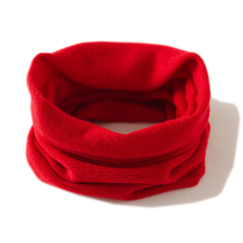 Cashmere Neck Warmer Unisex Autumn and Winter Warm Versatile Cashmere Neck Gaiter Knitted Warm Fake Collar Neck Protector