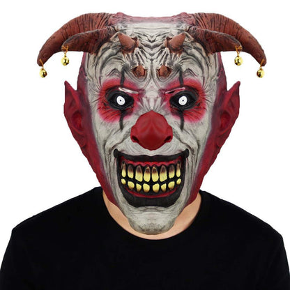 Halloween Clown Mask Latex Costume Party Performance Headgear
