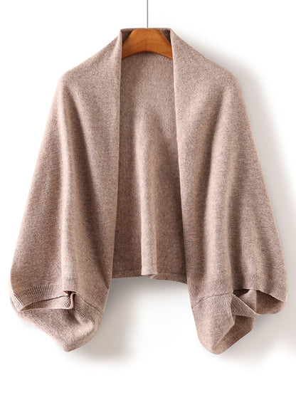Pure Wool Knitted Scarf and Shawl