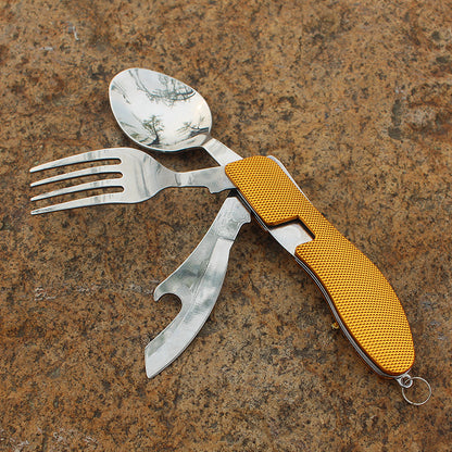 Camping Utensil Kit – Portable Travel Set with Knife, Fork & Spoon