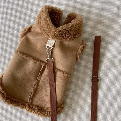 Fleece Pet Vest Winter Warm Jacket