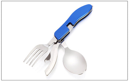 Camping Utensil Kit – Portable Travel Set with Knife, Fork & Spoon