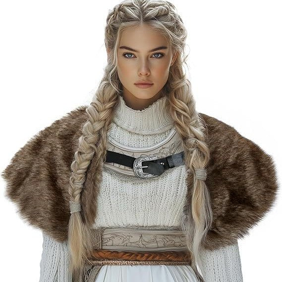 Medieval Viking Costume Cloak