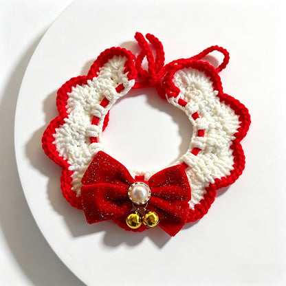Christmas Pet Knitted Scarf