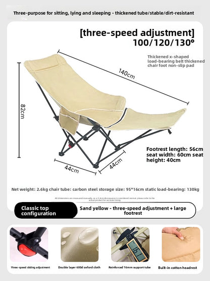 Foldable Outdoor Lounge Chair