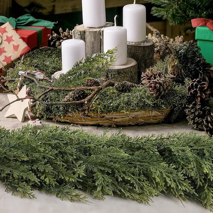 Cedar boughs for Christmas decoration