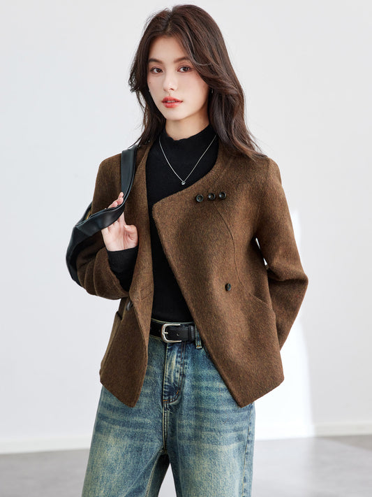 Double-sided tweed jacket