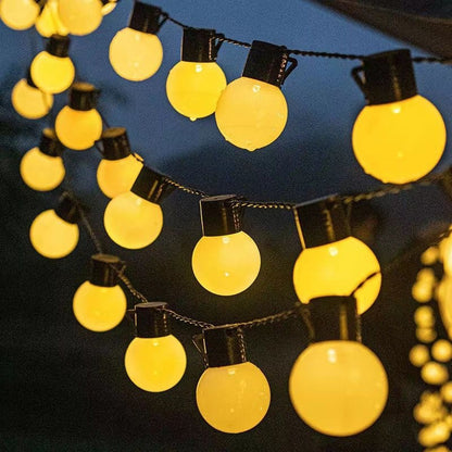 Solar LED Light String Outdoor Waterproof Decorative Camping Lights