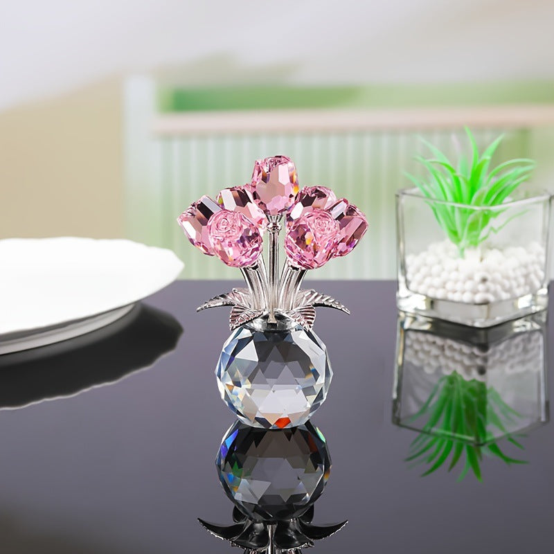 Crystal Rose Home Decor Gift