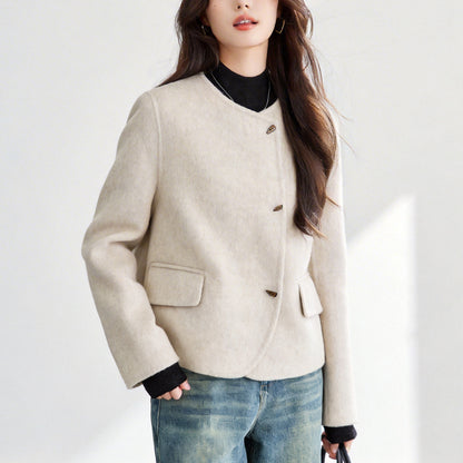Double-sided tweed jacket