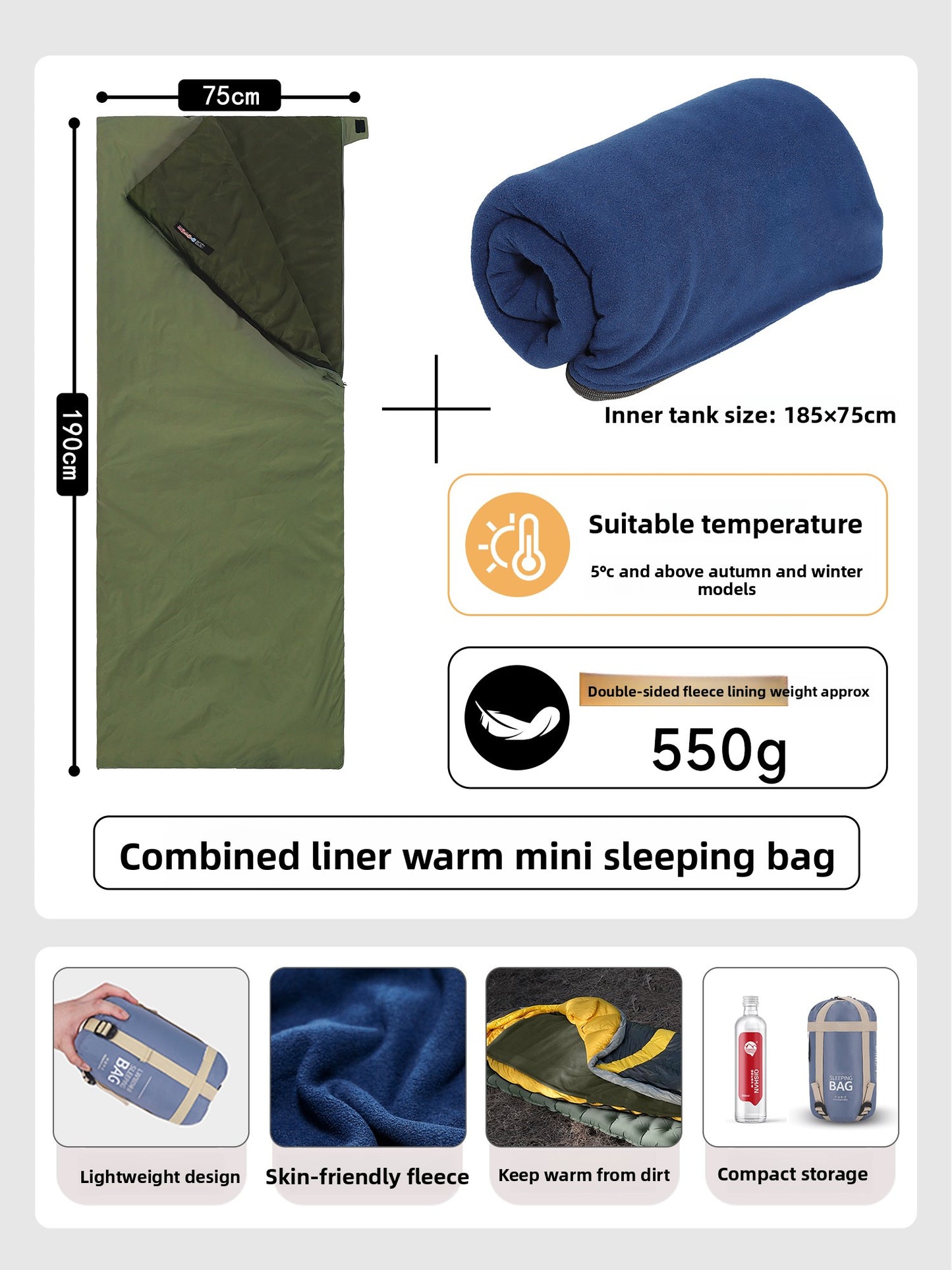 Lightweight Outdoor Sleeping Bag
