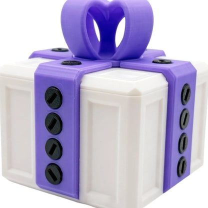 3D Printed Annoying Prank Gift Box Novelty Gag Toy