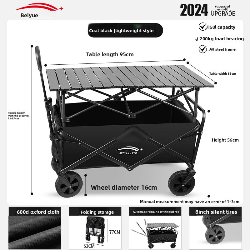 Foldable Outdoor Camping Cart