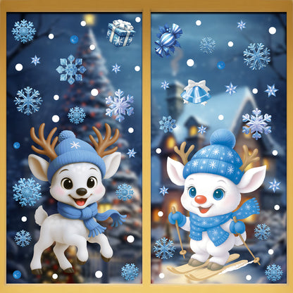 Christmas glass stickers