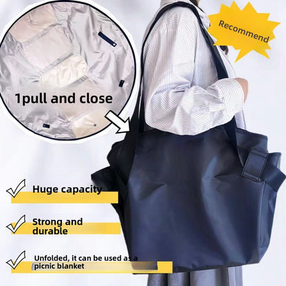 Two-in-One Picnic Mat Backpack with Quick Folding Feature